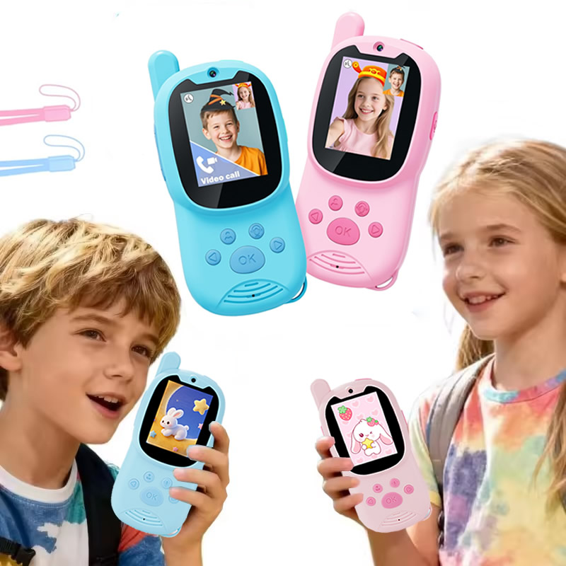 Kids Outdoor Videos - Walkie-Talkie 2-Pack Children's Video with Display
