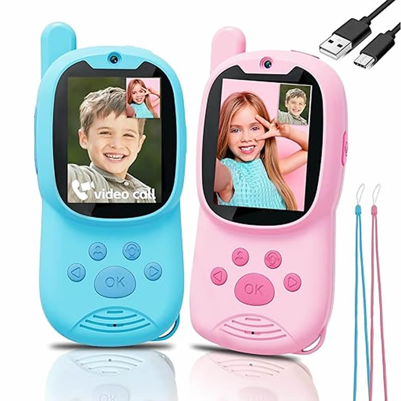 Kids Outdoor Videos - Walkie Talkies for Kids Rechargeable Toddler