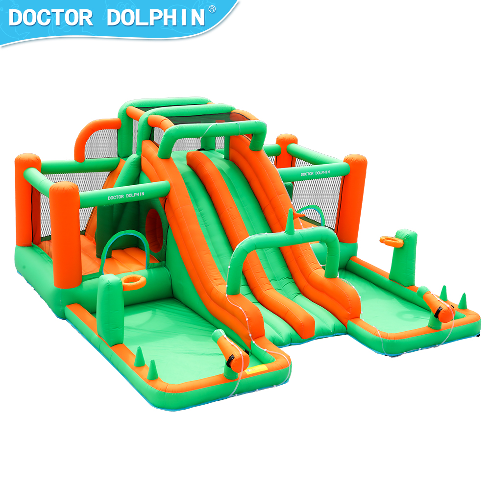 Kids Outdoor Jumping Castle - Party Top Quality Outdoor Grade Green