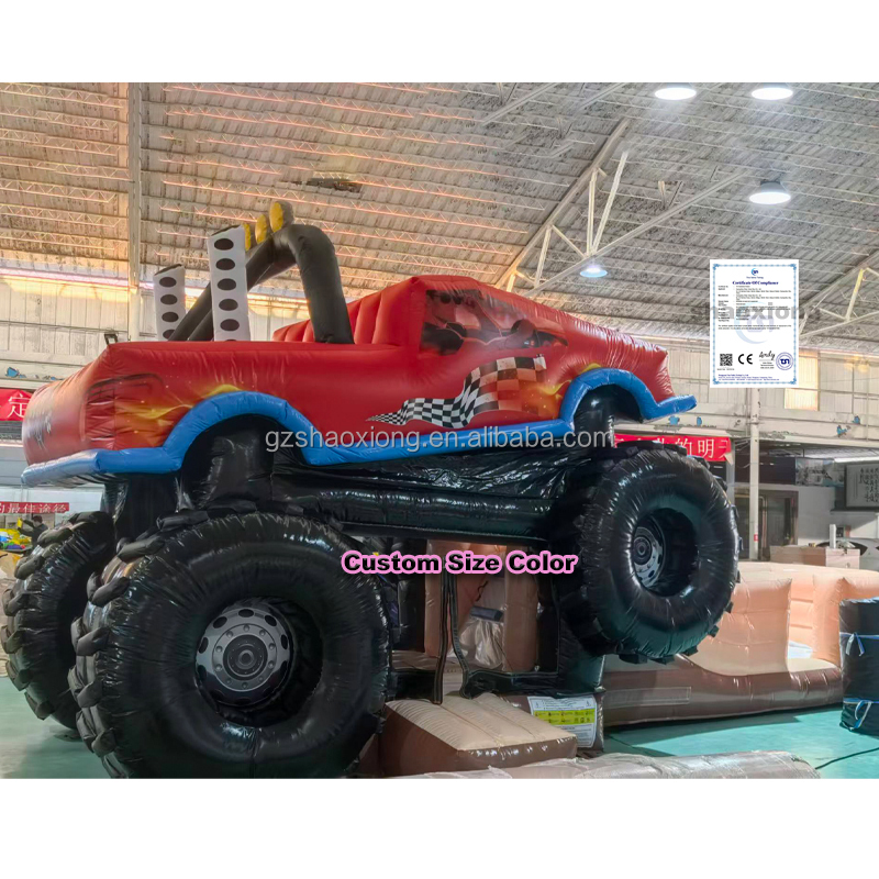 Kids Outdoor Jumping Castle - Commercial Outdoor Backyard Jumping Monster Truck