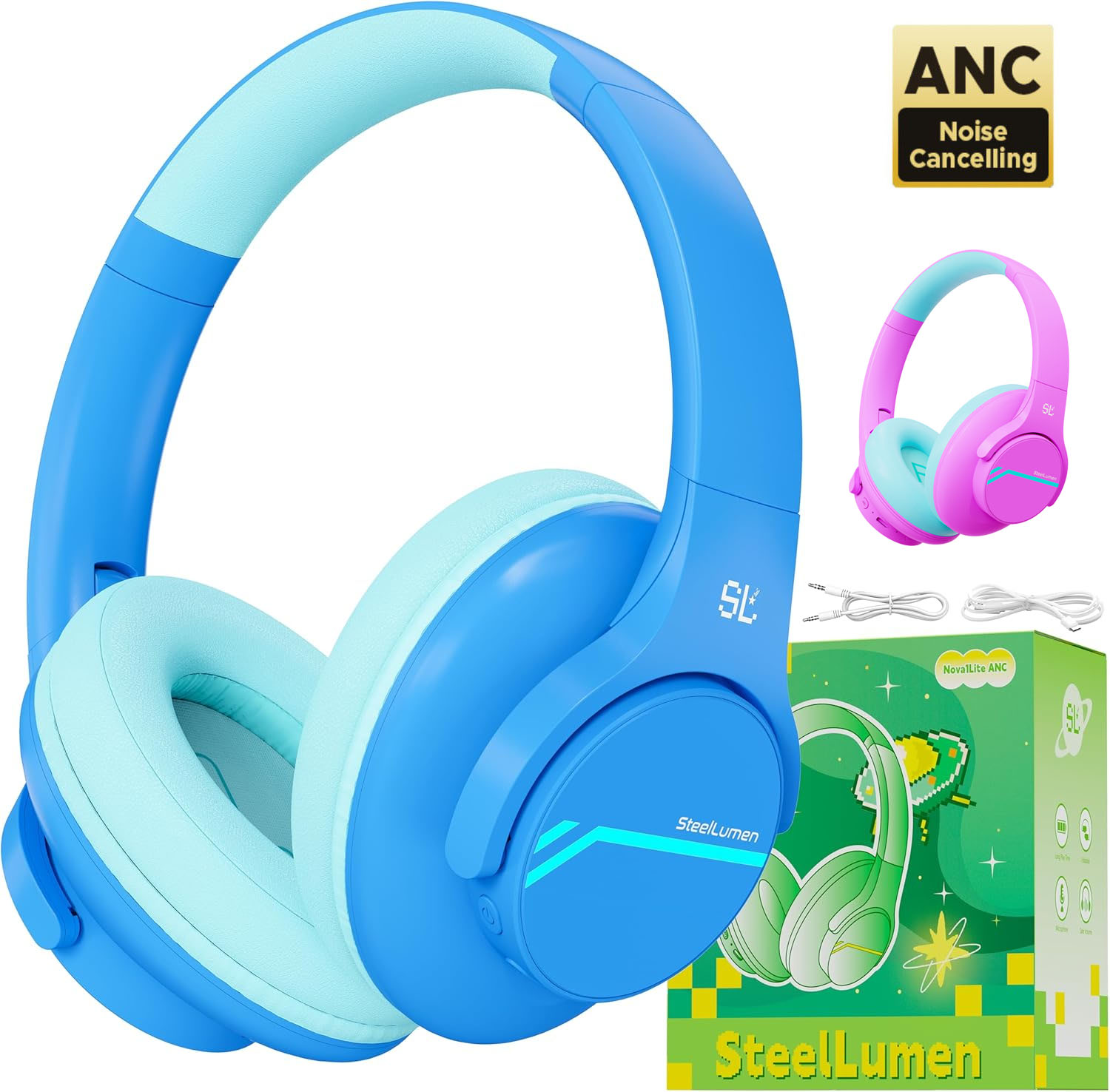Kids Outdoor Videos - ANC Noise Cancelling Headphones For Kids