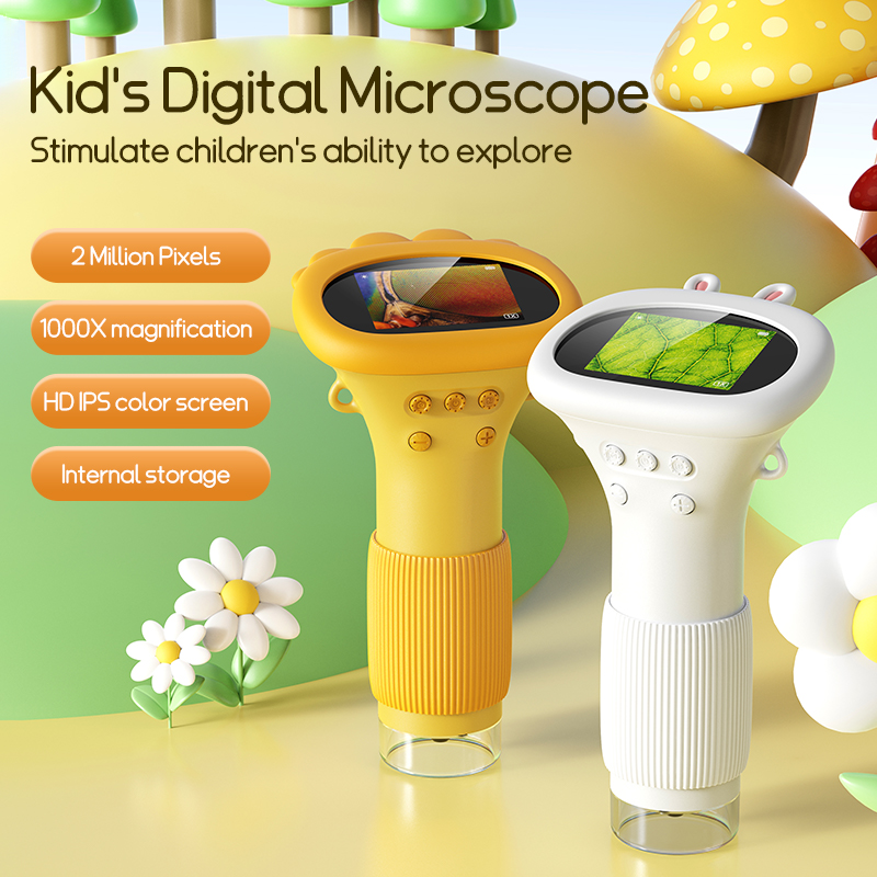 Kids Outdoor Videos - 2.0 Inch Mini Pocket Microscope 1000X