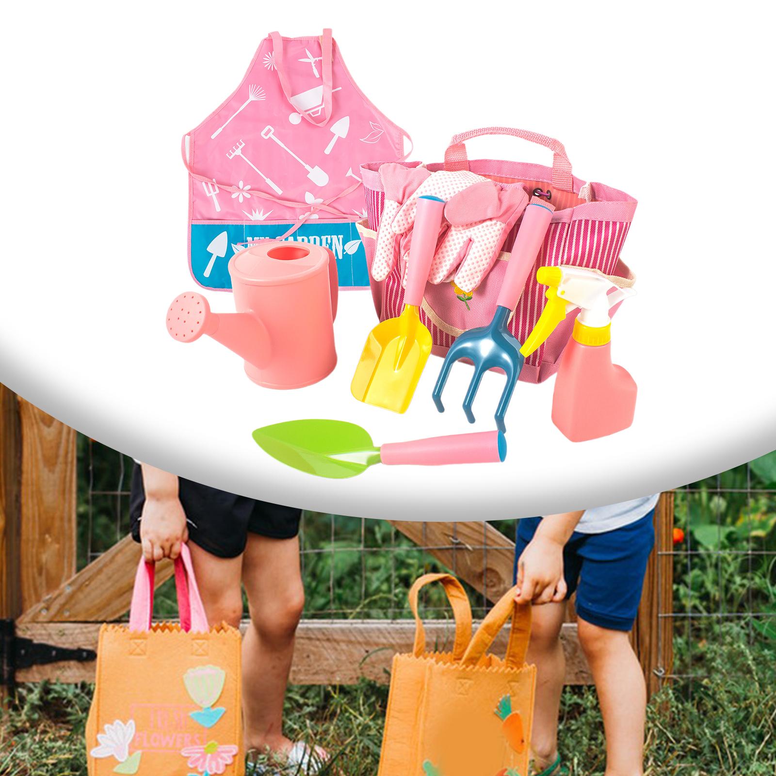 Kids Outdoor Garden Set - Kids Gardening Tool Set Gift Light