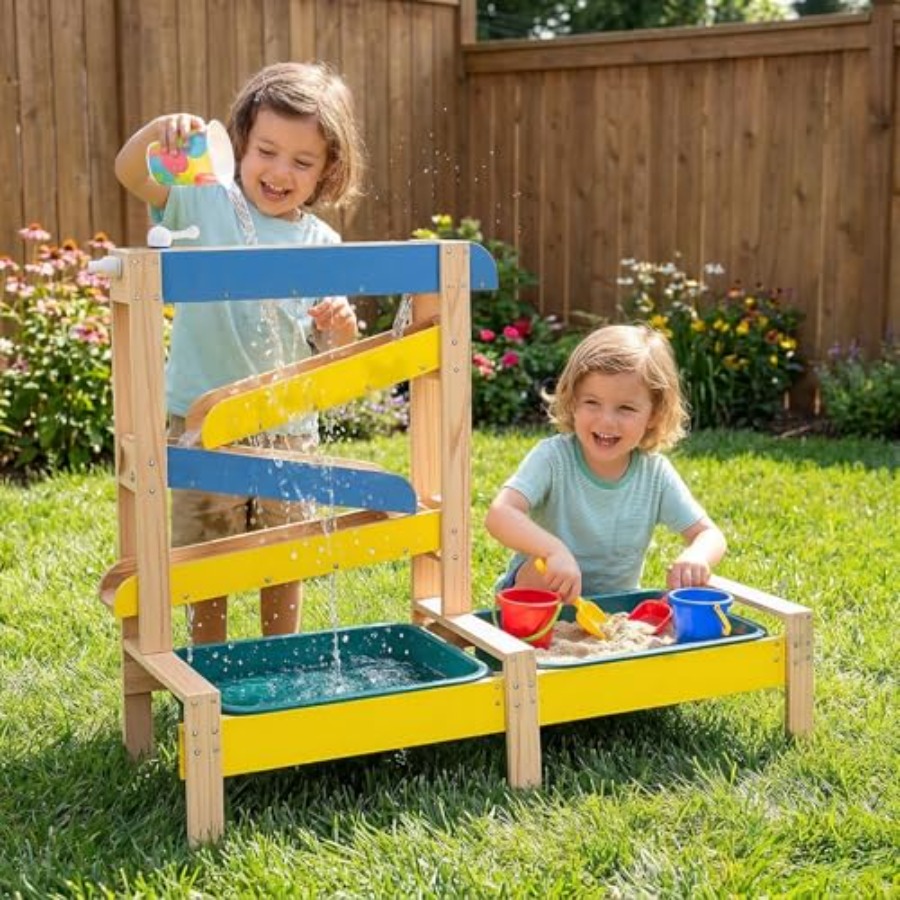 Kids Outdoor Activity Table - Outdoor kids activity playset for 3+: