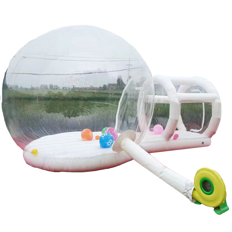 Kids Outdoor Jumping Castle - Outdoor White PVC Inflatable Jump House