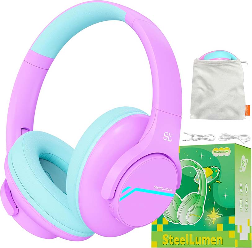 Kids Outdoor Videos - Nova1Lite Kids Active Noise Cancelling Headphones