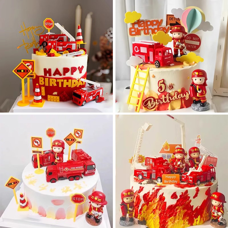 Fire Truck Birthday Theme Cake - đánh giá và giá Kids Outdoor Merry Go Round