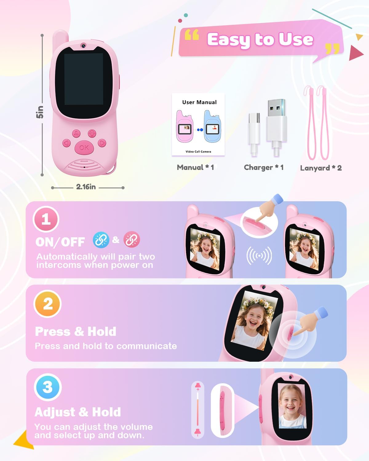 Walkie-Talkie 2-Pack Children' - đánh giá và giá Kids Outdoor Videos