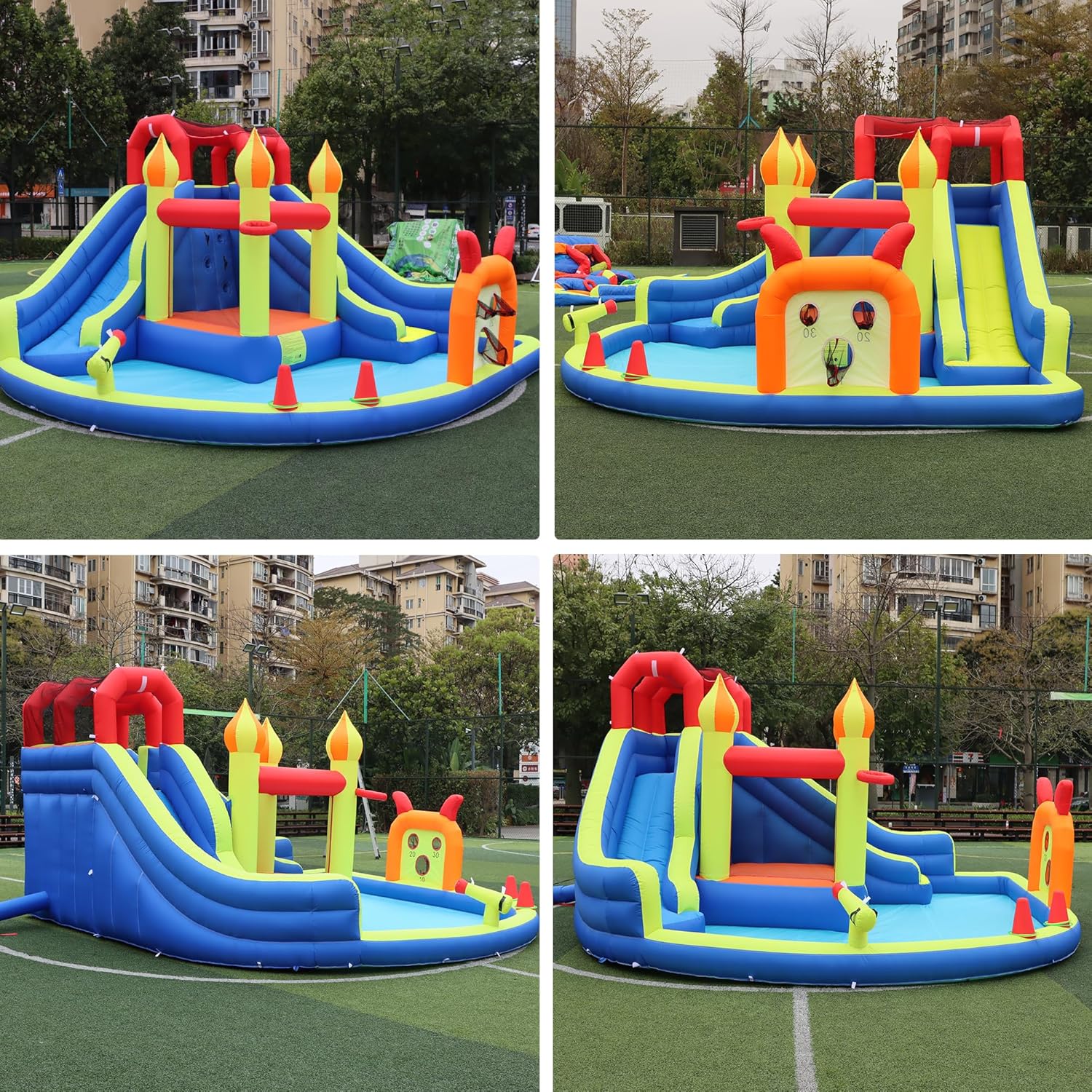 Kids Jumping Castle with Two L - đánh giá và giá Kids Outdoor Jumping Castle