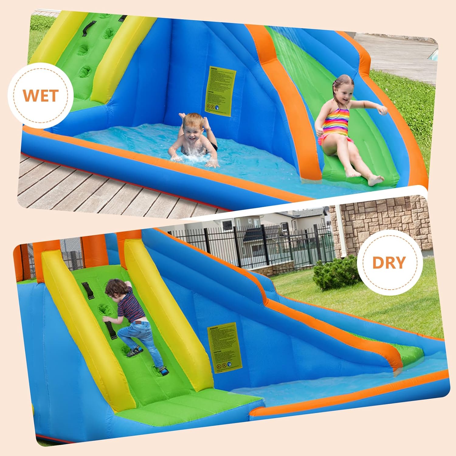 Giant Inflatable Water Park Bo - đánh giá và giá Kids Outdoor Climbing