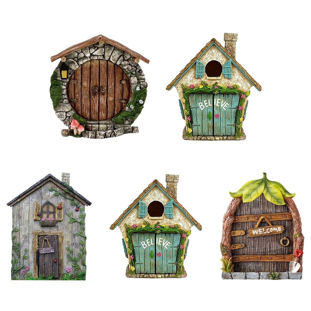 Engraved Design Wooden Miniatu - đánh giá và giá Kids Outdoor Fairy Garden