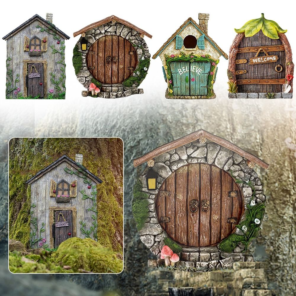 Engraved Design Wooden Miniatu - đánh giá và giá Kids Outdoor Fairy Garden