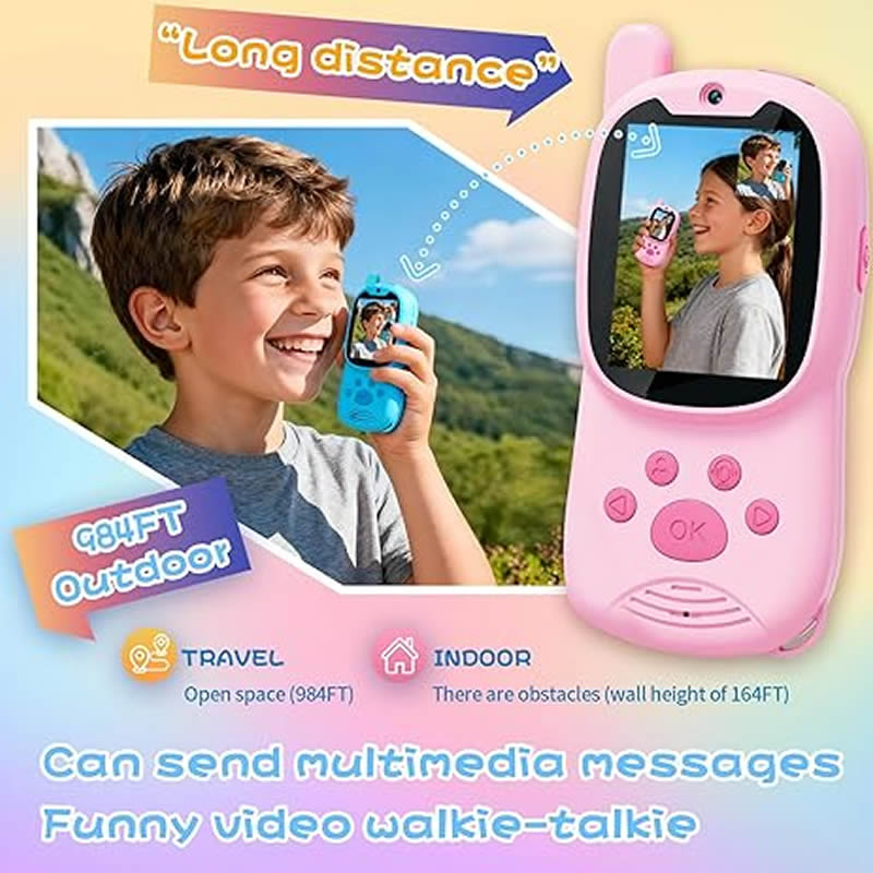 Walkie Talkies for Kids Rechar - đánh giá và giá Kids Outdoor Videos