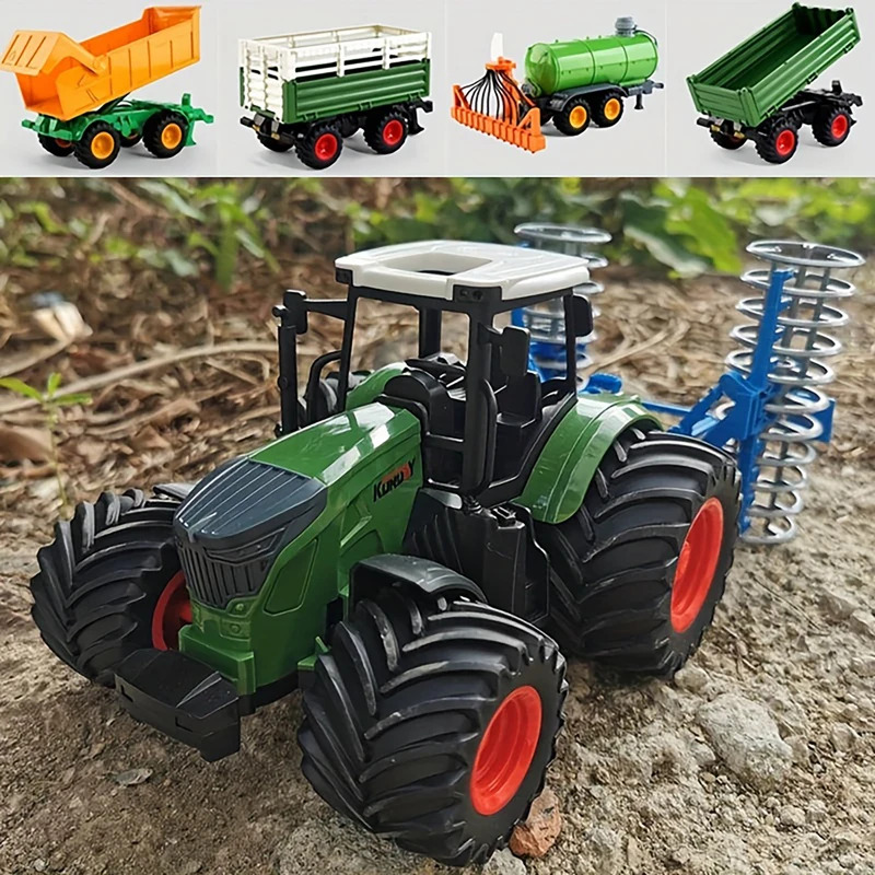 1:24 Inertial Farm Tractor wit - đánh giá và giá Kids Outdoor Exercise Equipment