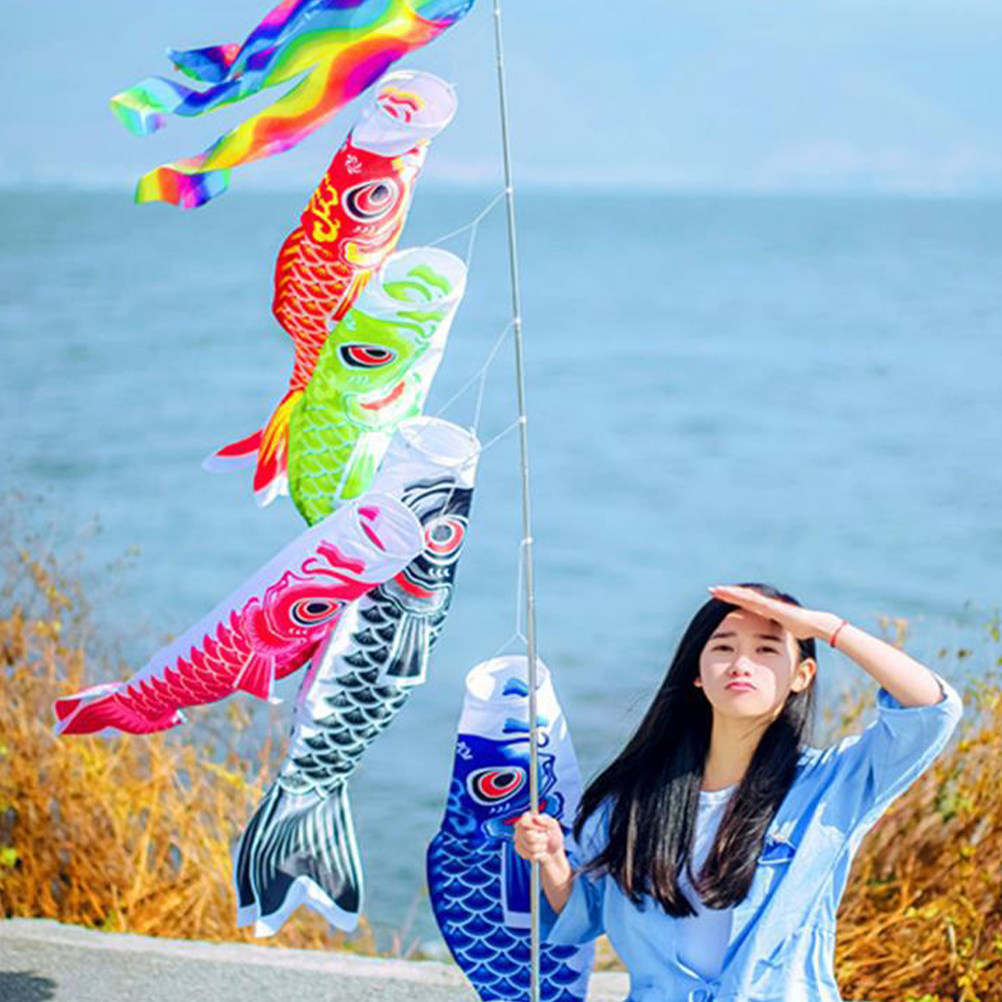 2Pcs DIY Blank Carp Windsocks  - đánh giá và giá Kids Outdoor Garden Set