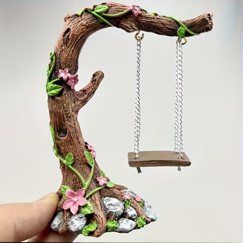 Miniature Fairy Garden Swing S - đánh giá và giá Kids Outdoor Fairy Garden