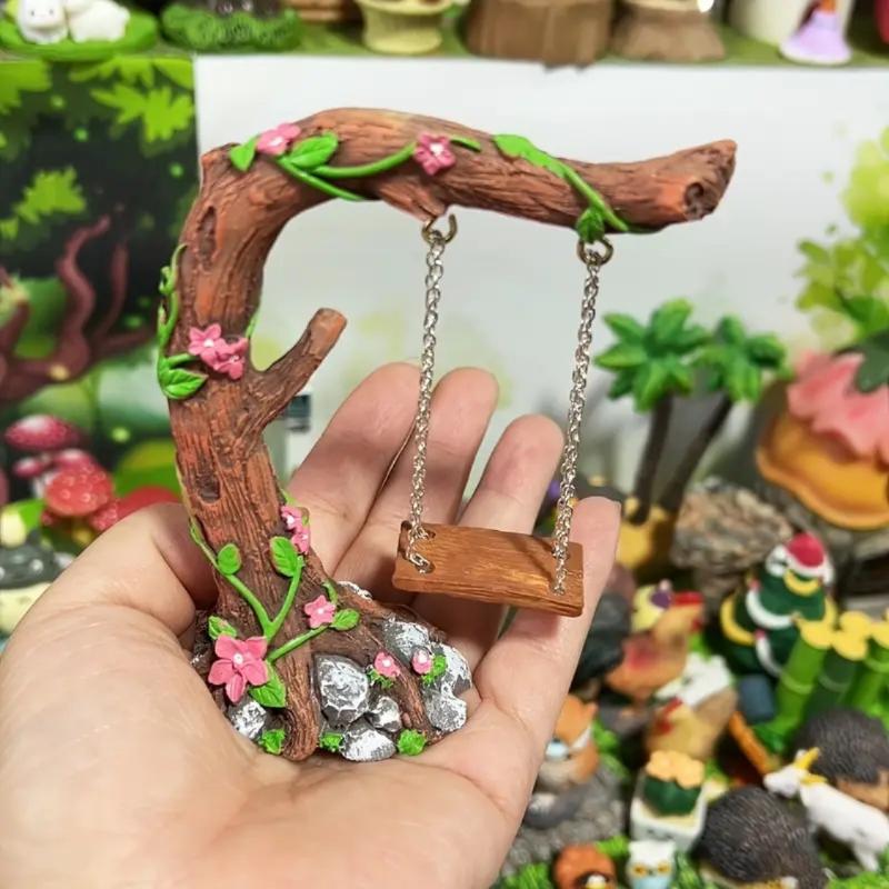 Miniature Fairy Garden Swing S - đánh giá và giá Kids Outdoor Fairy Garden
