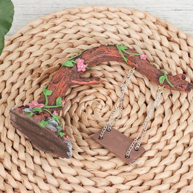 Miniature Fairy Garden Swing S - đánh giá và giá Kids Outdoor Fairy Garden