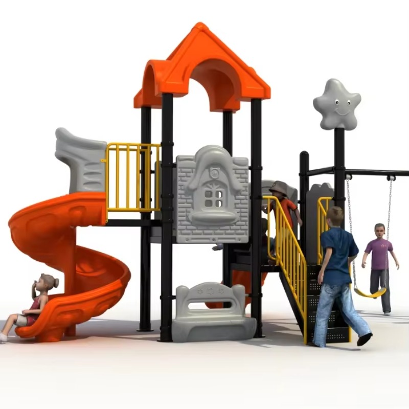 Outdoor Steel Plastic Swing Se - đánh giá và giá Kids Outdoor Garden Set