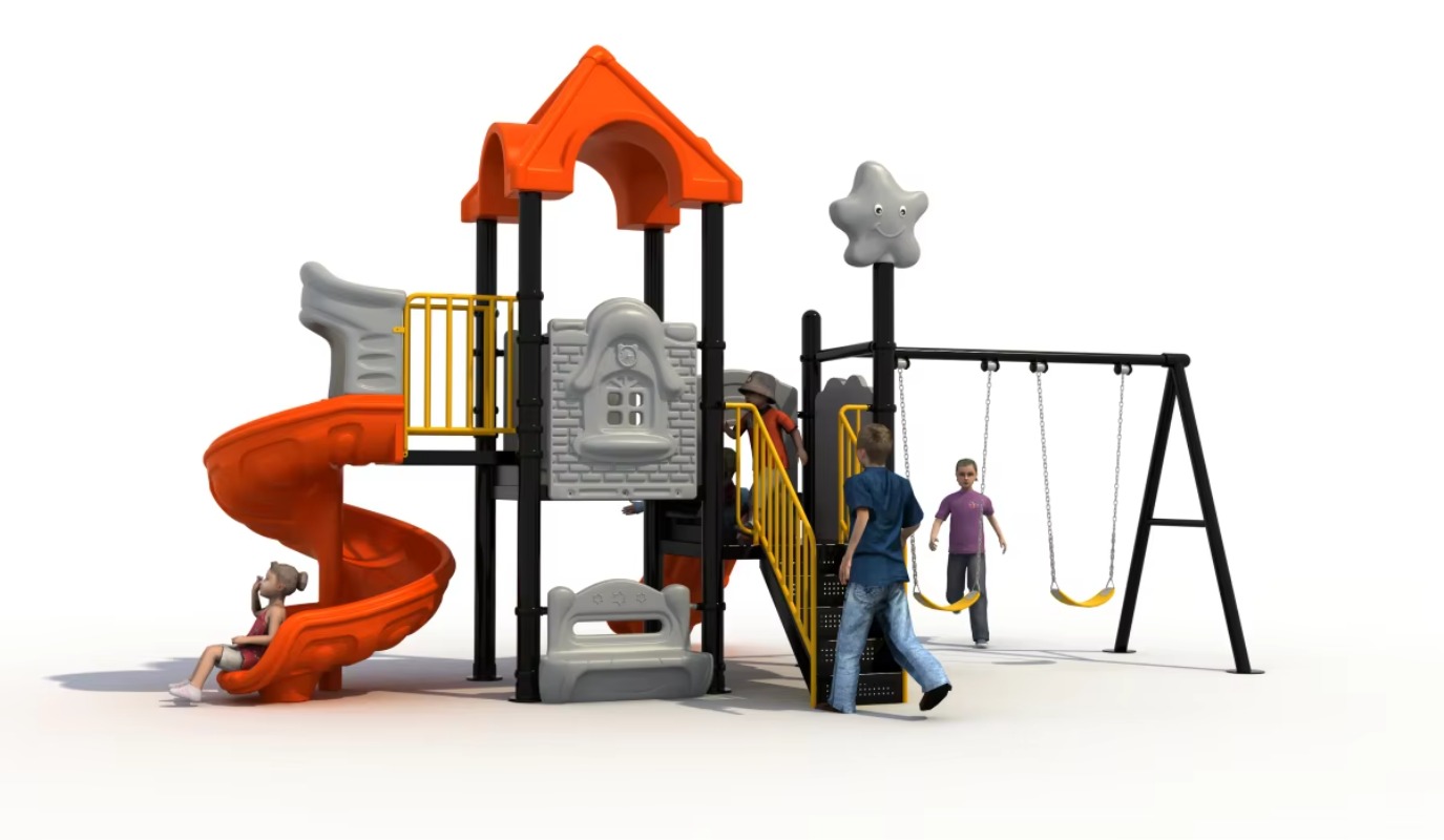 Outdoor Steel Plastic Swing Se - đánh giá và giá Kids Outdoor Garden Set