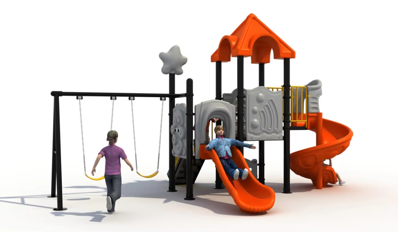 Outdoor Steel Plastic Swing Se - đánh giá và giá Kids Outdoor Garden Set