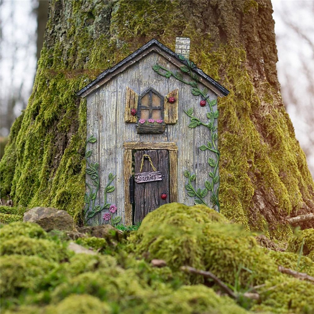Engraved Design Wooden Miniatu - đánh giá và giá Kids Outdoor Fairy Garden