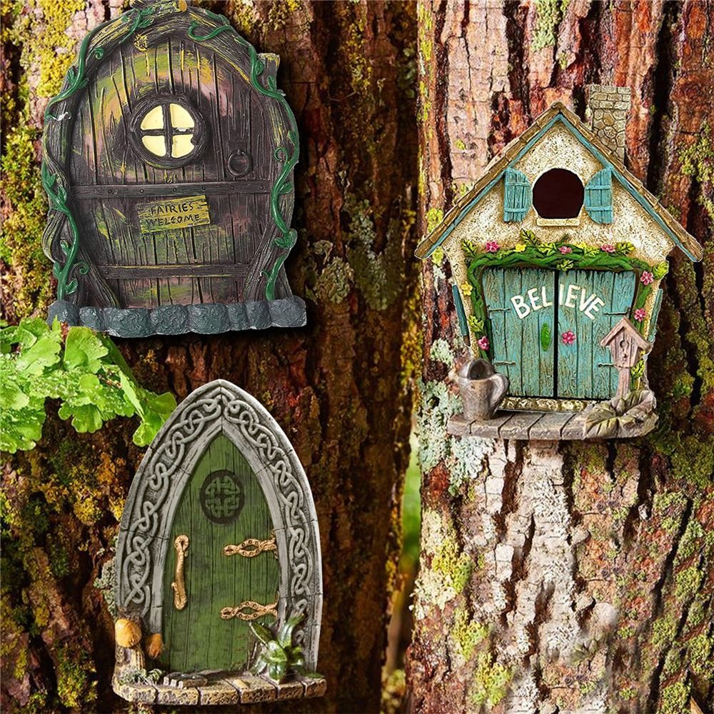 Engraved Design Wooden Miniatu - đánh giá và giá Kids Outdoor Fairy Garden
