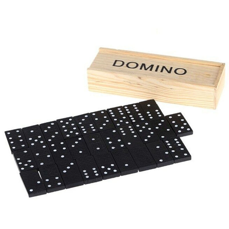 28pcs/Set Wooden Domino Board  - đánh giá và giá Kids Outdoor Activity Table