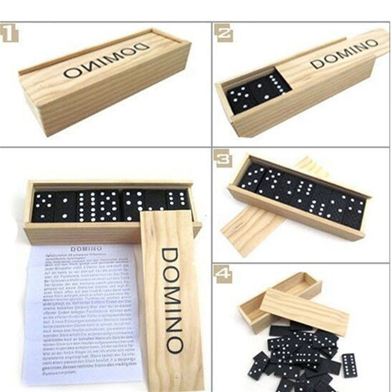 28pcs/Set Wooden Domino Board  - đánh giá và giá Kids Outdoor Activity Table