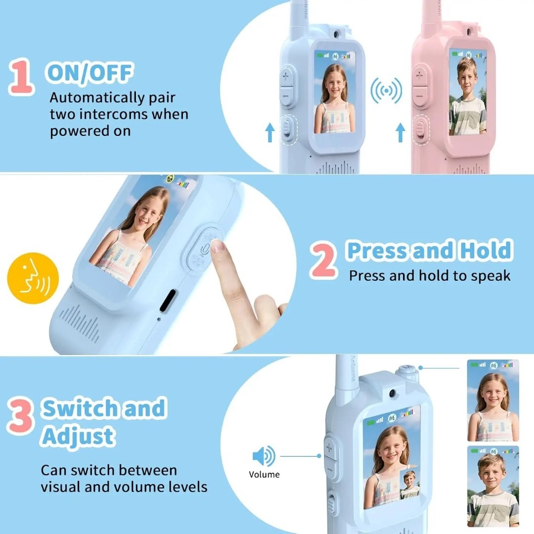 2Pcs Walkie Talkies for Kids 3 - đánh giá và giá Kids Outdoor Videos