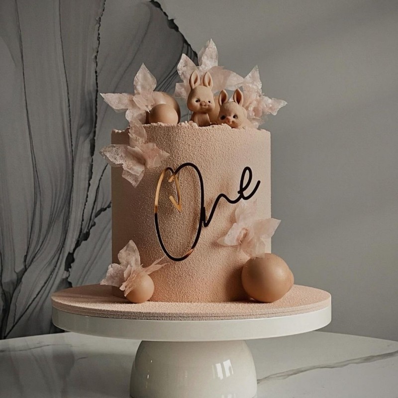 Acrylic Gold Letter One Cake T - đánh giá và giá Kids Outdoor Merry Go Round