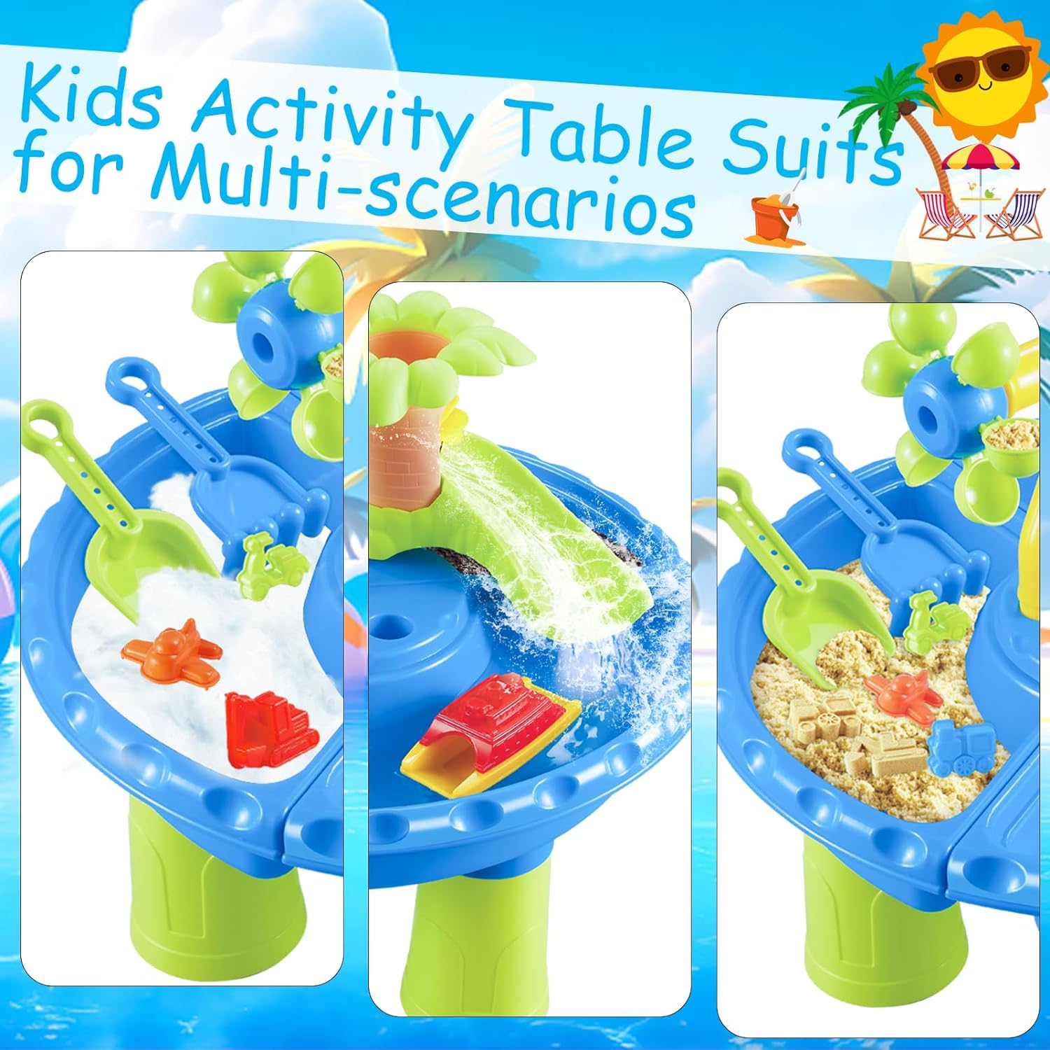 Water Table Sandbox for Kids O - đánh giá và giá Kids Outdoor Activity Table