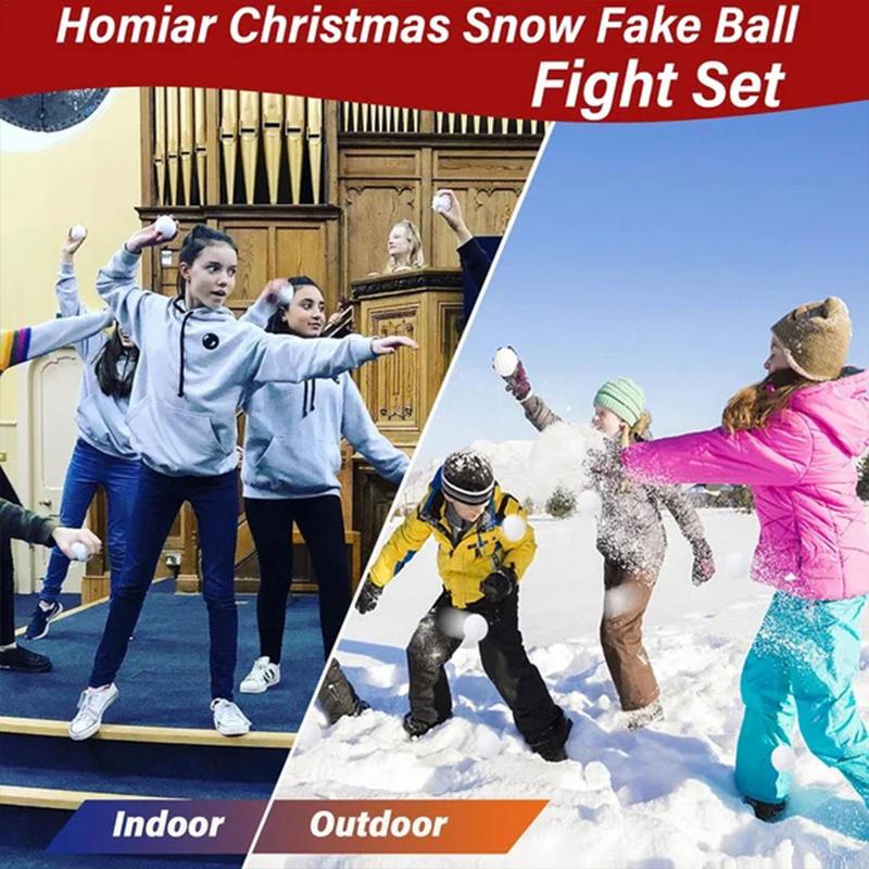 20 Pcs Soft Snow Fake Balls In - đánh giá và giá Kids Indoor Outdoor Games