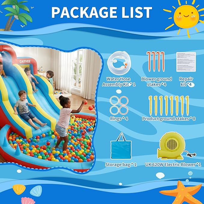 All-Season 8-in-1 Inflatable W - đánh giá và giá Kids Outdoor Climbing