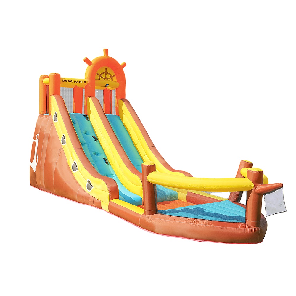 Doctor Dolphin Pirate Ship Out - đánh giá và giá Kids Outdoor Jumping Castle