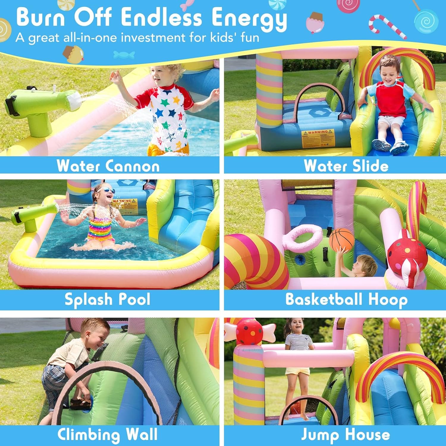 Kids Inflatable Water Slide Bo - đánh giá và giá Kids Outdoor Climbing