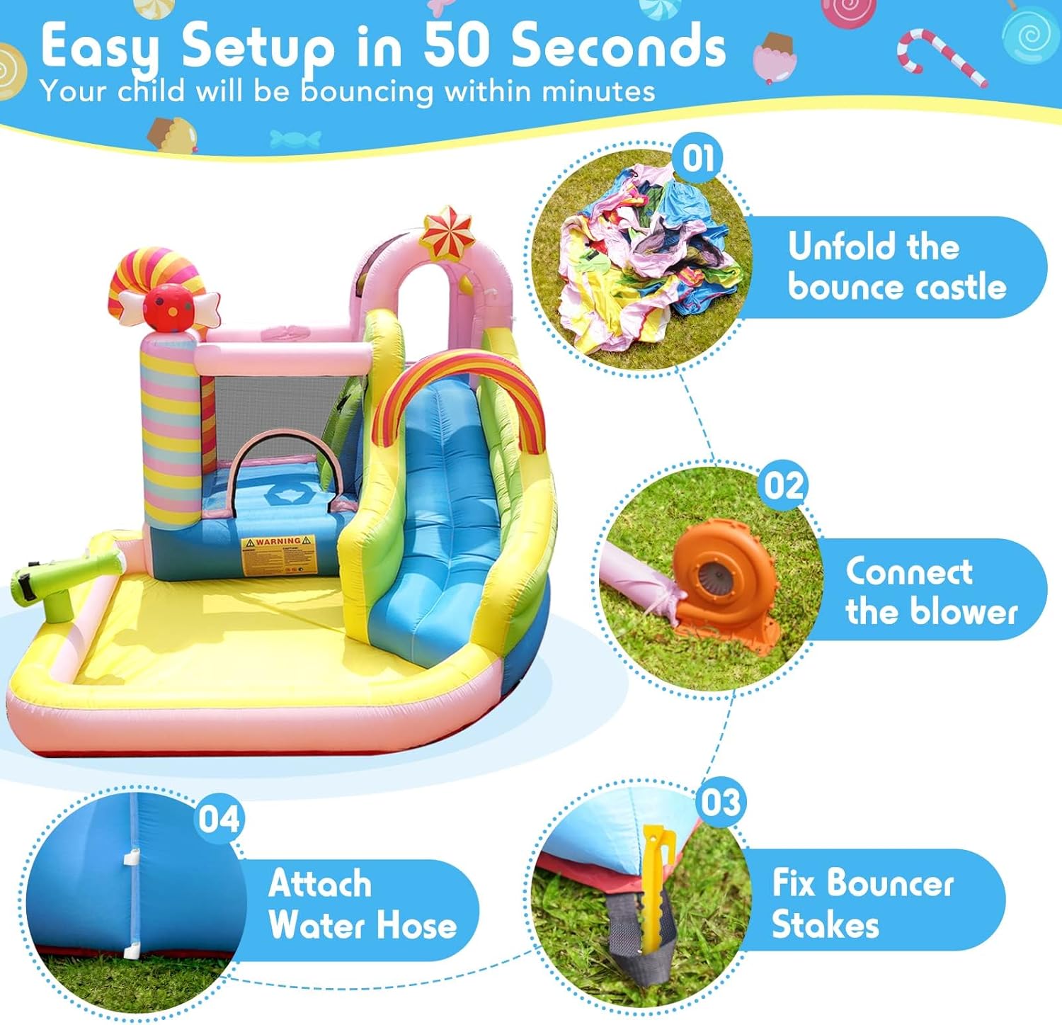 Kids Inflatable Water Slide Bo - đánh giá và giá Kids Outdoor Climbing