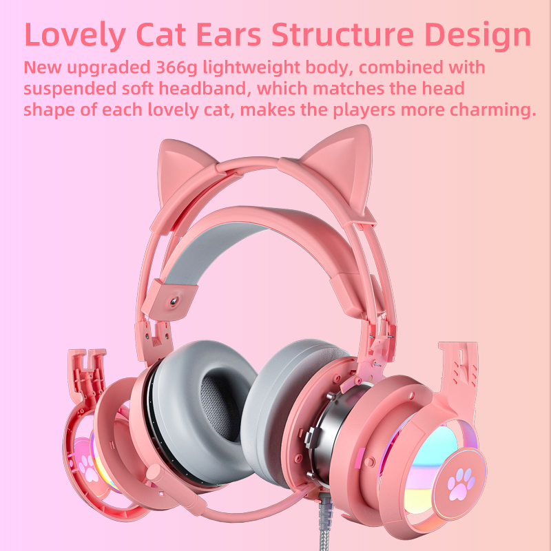 Cat Ear Gaming Headset Pink Cu - đánh giá và giá Kids Outdoor Videos