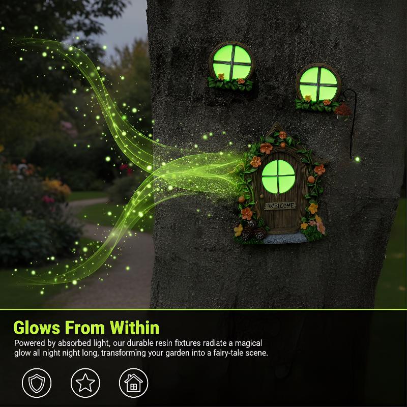 Fairy Door Windows for Trees   - đánh giá và giá Kids Outdoor Fairy Garden
