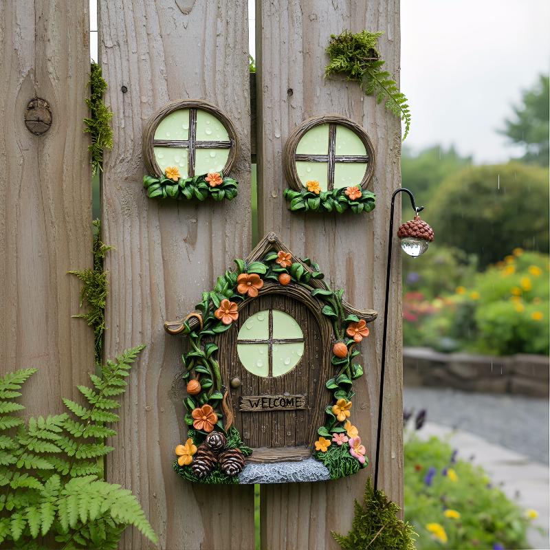 Fairy Door Windows for Trees   - đánh giá và giá Kids Outdoor Fairy Garden