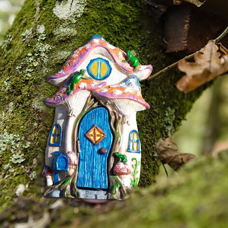 Fairy Garden House Wooden Tree - đánh giá và giá Kids Outdoor Fairy Garden