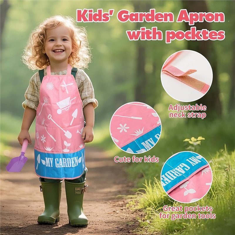 Superior-Kids Pink Gardening T - đánh giá và giá Kids Outdoor Garden Set