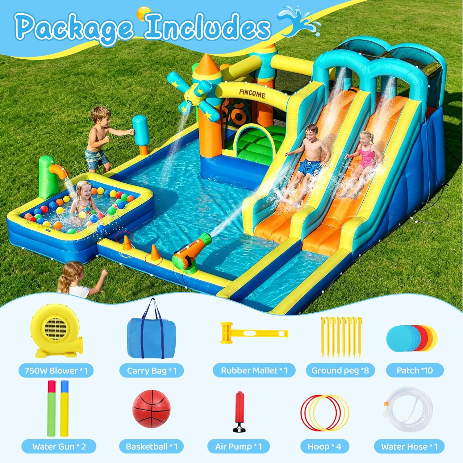 10-in-1 Inflatable Bouncy Cast - đánh giá và giá Kids Outdoor Climbing