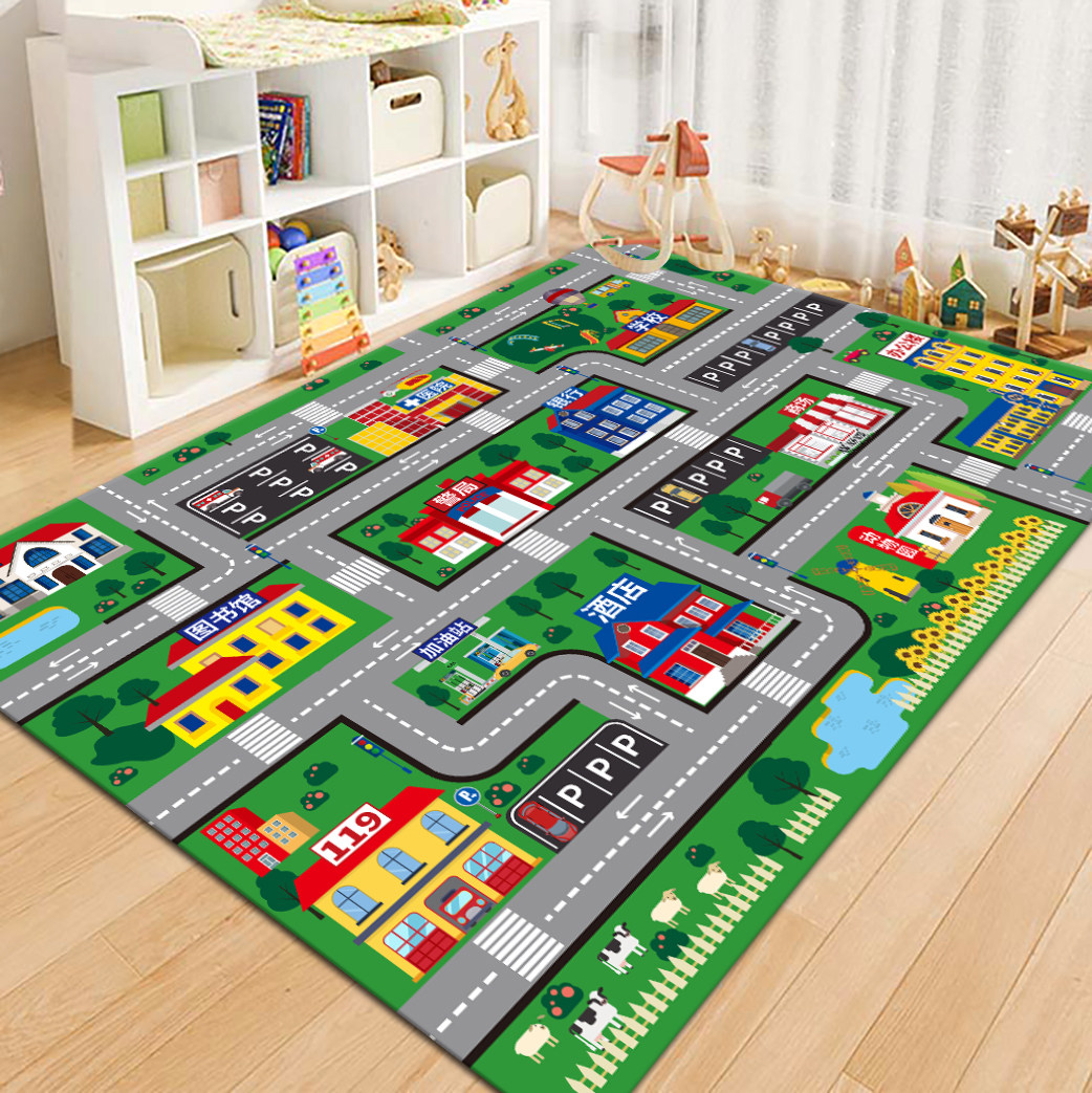 VIKAMA City Road Map Kids Play - đánh giá và giá Kids Outdoor Flooring