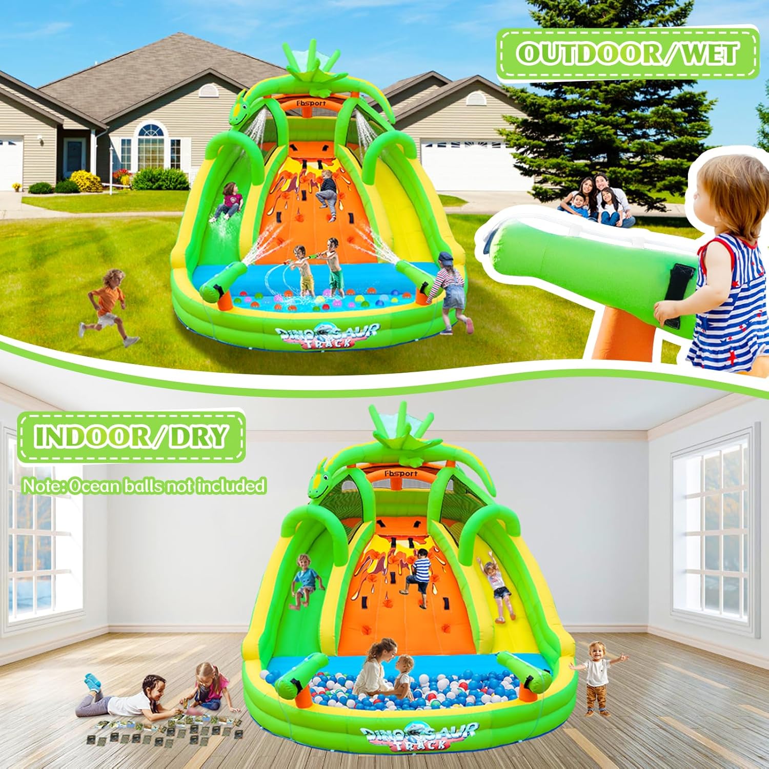 Kids Inflatable Bounce House w - đánh giá và giá Kids Outdoor Climbing