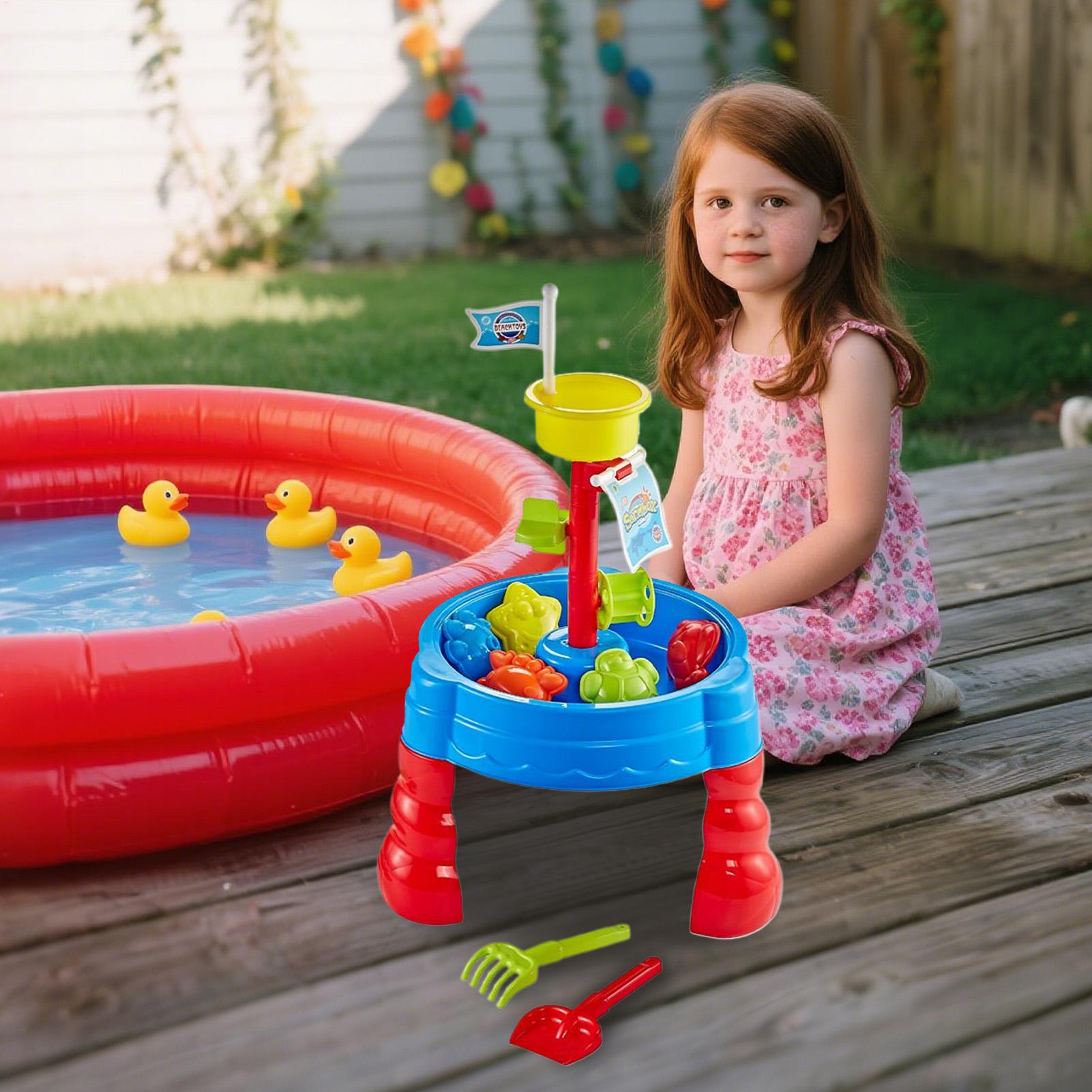 Sand and Water Table Water Pla - đánh giá và giá Kids Outdoor Activity Table