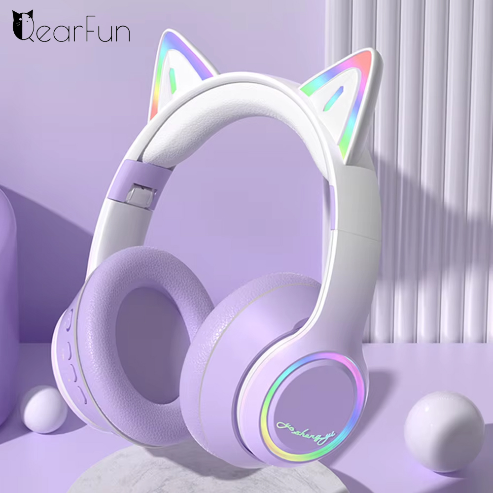 RGB Cat Ear Bluetooth Headphon - đánh giá và giá Kids Outdoor Videos