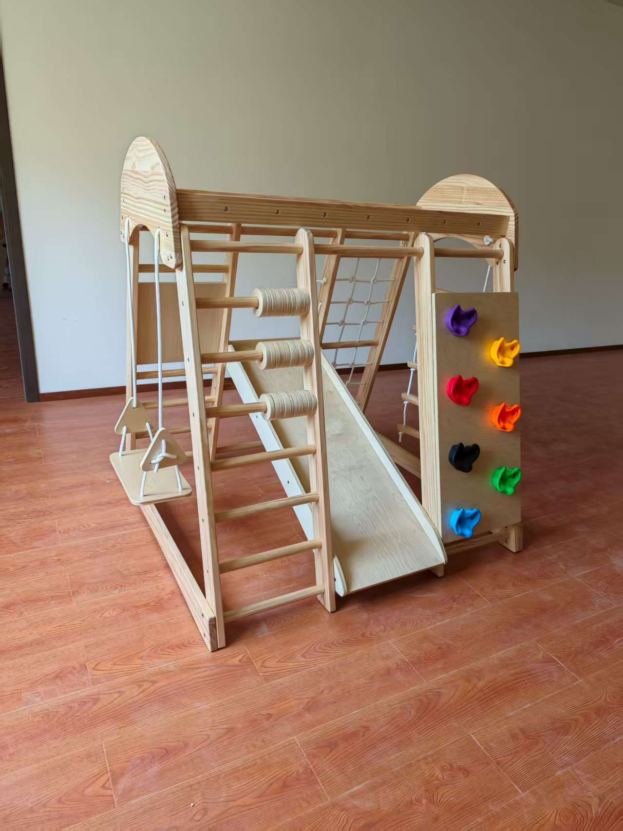 Wooden Kids Climbing Frame Lad - đánh giá và giá Kids Indoor Outdoor Games