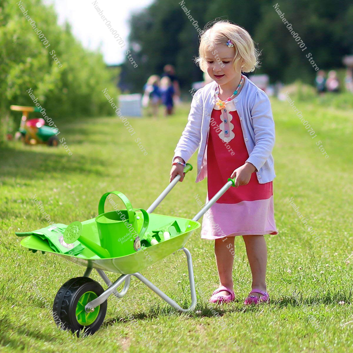 Kids Outdoor Wheelbarrow, Gree - đánh giá và giá Kids Outdoor Garden Set
