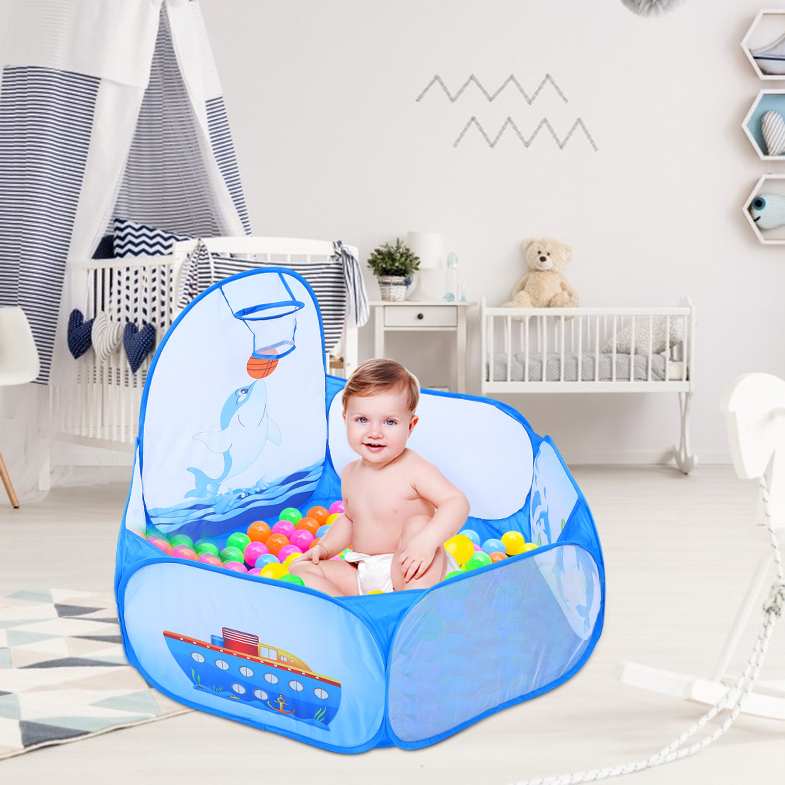 1Pcs Dolphin Pattern Kids Bask - đánh giá và giá Kids Indoor Outdoor Games